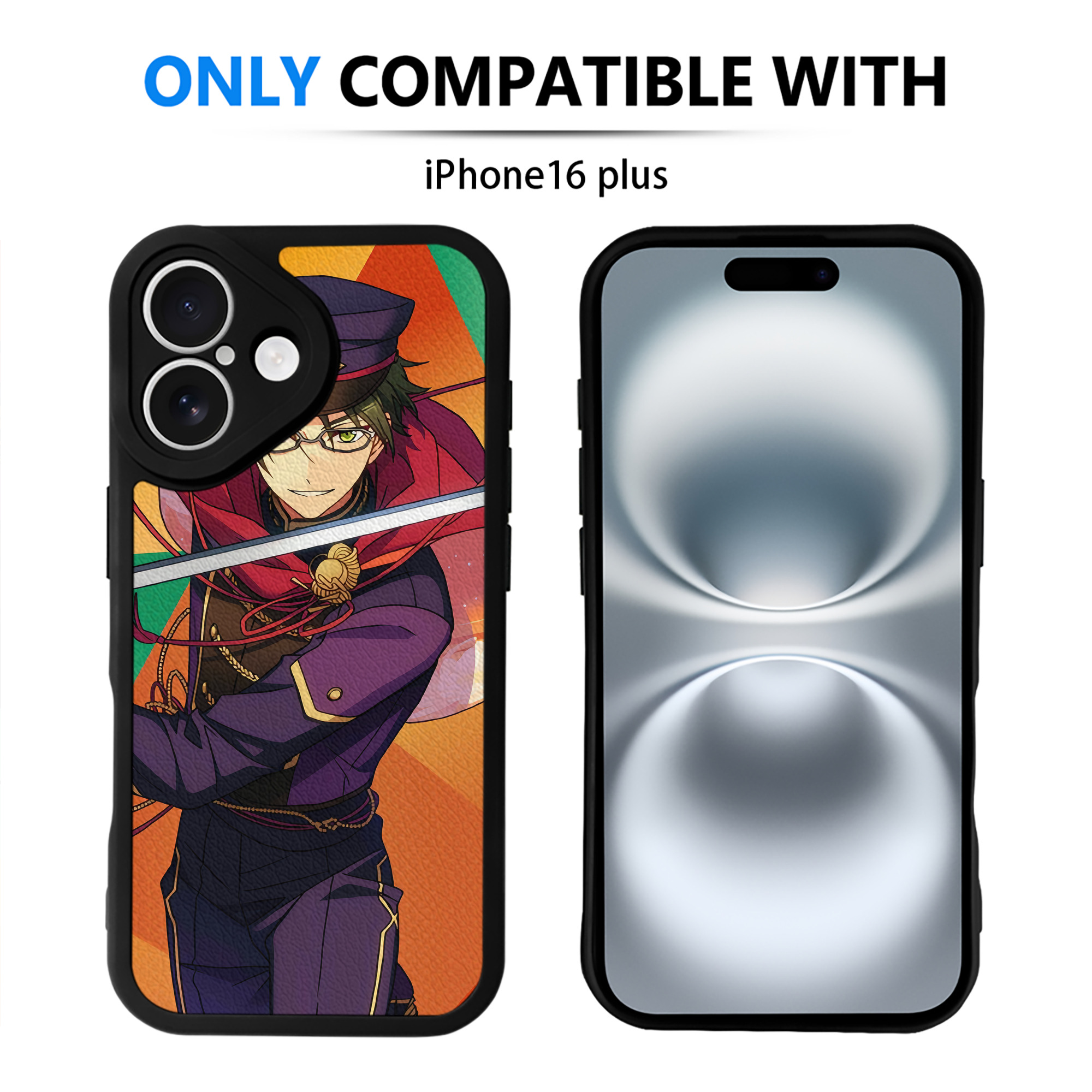 （画像用） あんさんぶるスターズ! Ensemble Stars 【iPhone 16シリーズ対応】シリコンスマホケース（レザー調） 材質：シリコン